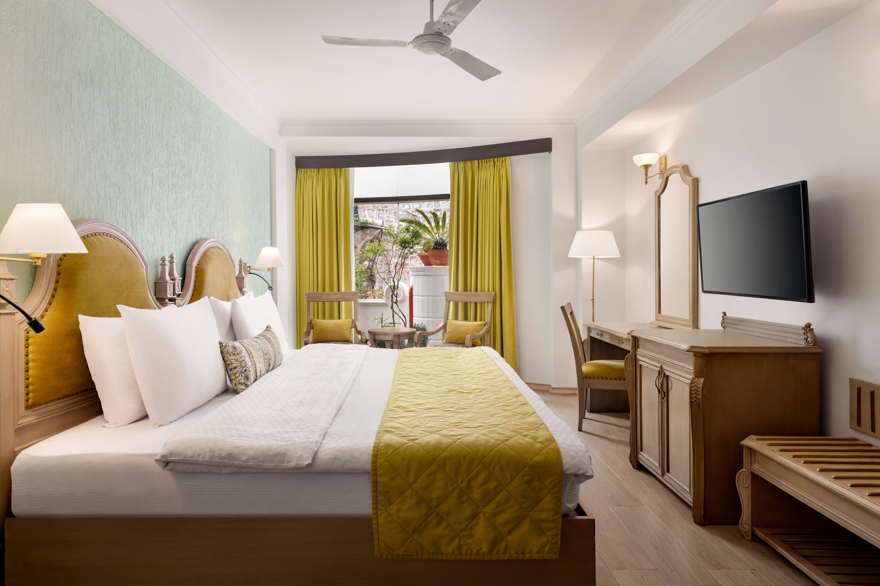1 Queen Bed Mobility Accessible Non-View Room, Non-Smoking at Ramada By Wyndham Mussoorie Mall Road