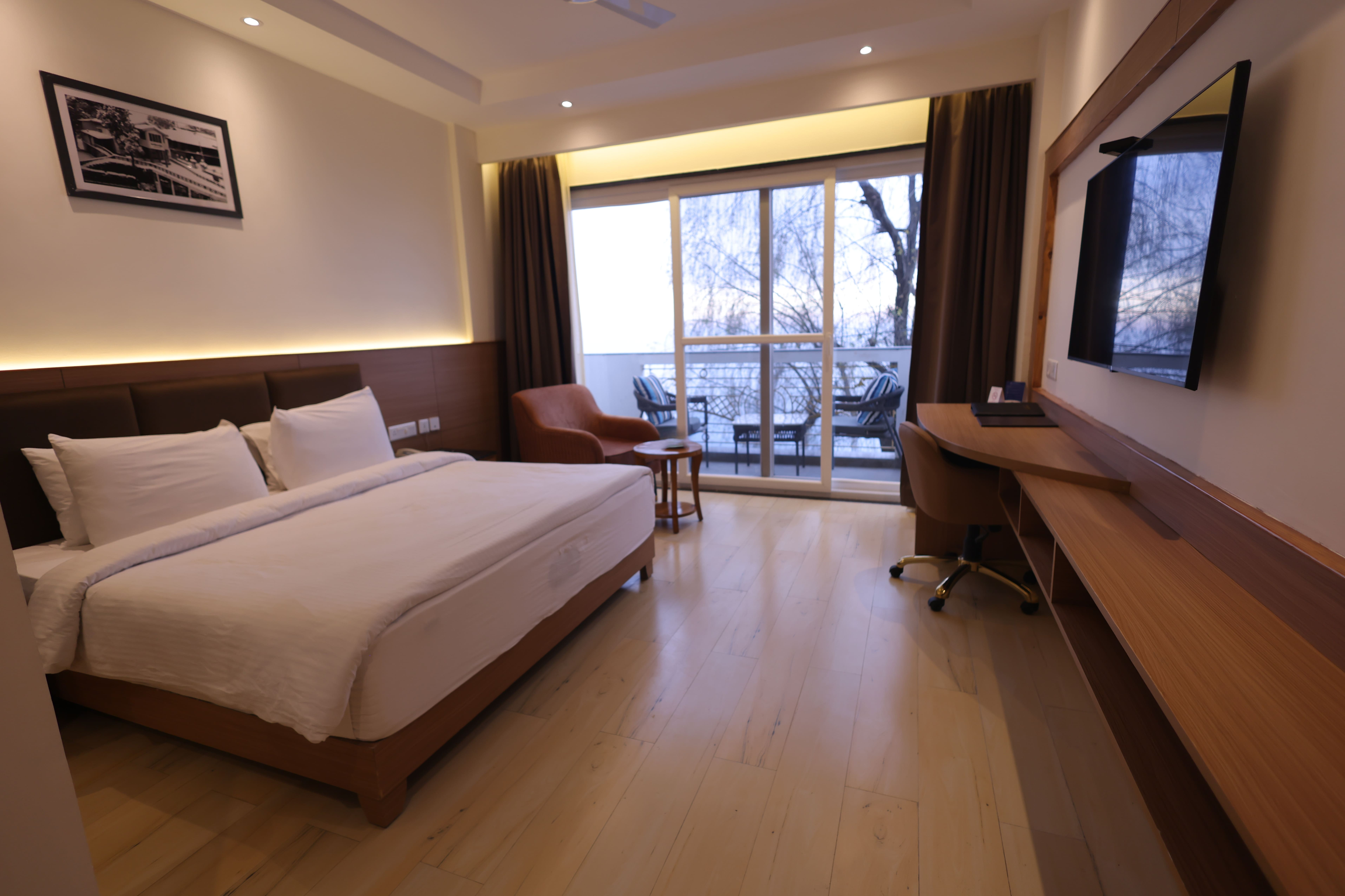1 Queen Bed, Superior Room, Valley View, Non-Smoking at Ramada By Wyndham Mussoorie Mall Road